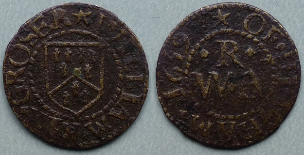 Hingham, William Rix 1659 farthing Hingham, William Rix 1659 farthing